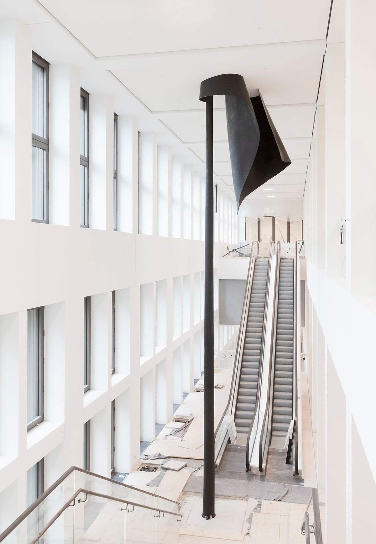The bottom half of Kang Sunkoo's sculpture Statue of Limitations, which has now been installed in Berlin's much-anticipated Humboldt Forum Photo: © SHF / David von Becker