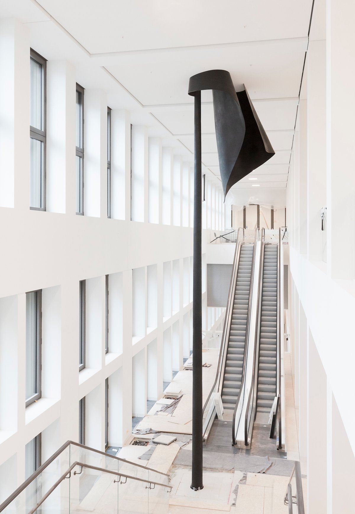 The bottom half of Kang Sunkoo's sculpture Statue of Limitations, which has now been installed in Berlin's much-anticipated Humboldt Forum Photo: © SHF / David von Becker
