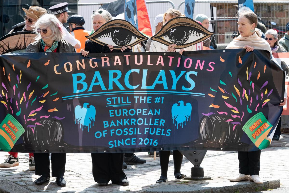 A number of organisations including Oxfam and Sheffield Cathedral have recently cut ties with Barclays, which is the biggest funder of fossil fuels in Europe
Ron Fassbender/Alamy Live News