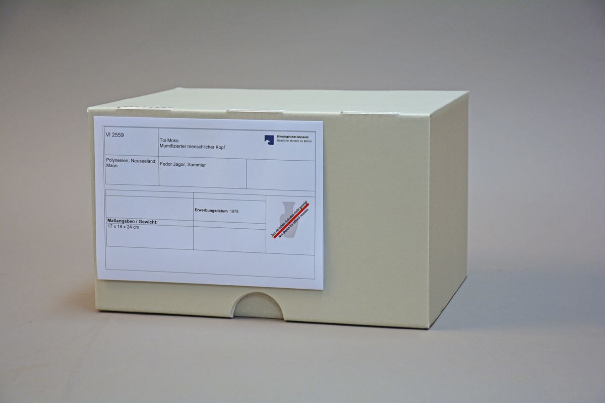 The Maori and Moriori people believe that the return to their homelands allows the dead and their living descendants to retrieve their dignity © Ethnologisches Museum, Staatliche Museen zu Berlin / Leonie Gärtner