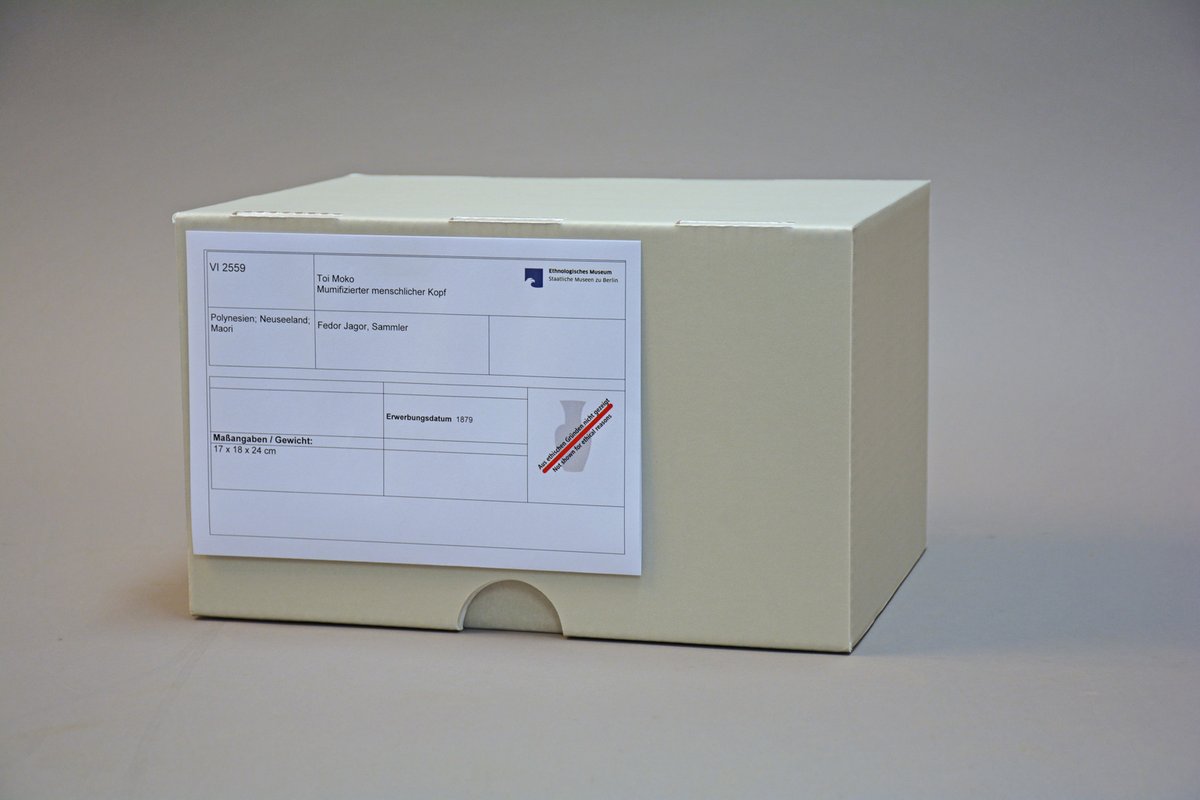 The Maori and Moriori people believe that the return to their homelands allows the dead and their living descendants to retrieve their dignity © Ethnologisches Museum, Staatliche Museen zu Berlin / Leonie Gärtner