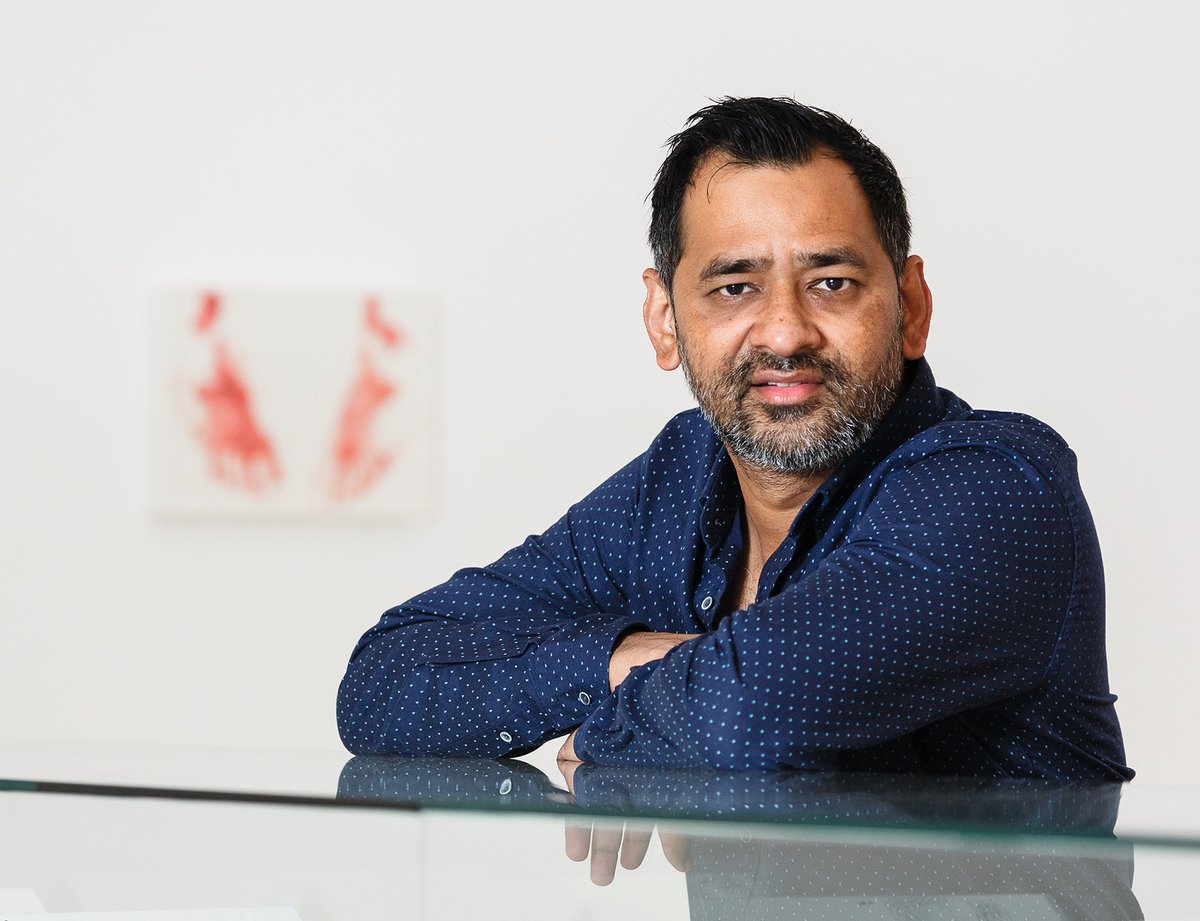 “I loved the exposed grids at Concrete and decided to use them as a visual layout”: Imran Qureshi on his Dubai exhibition this month Photo: Steve Tanner 2016