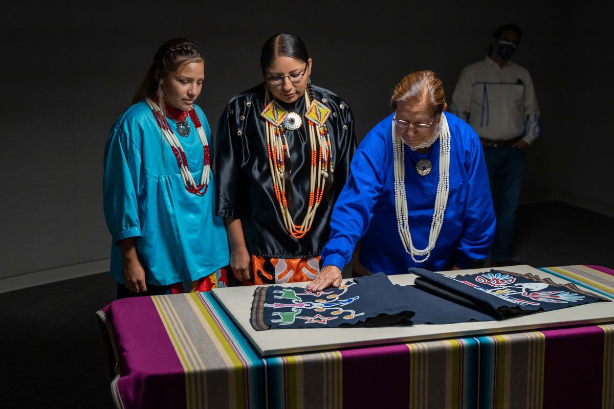 WIKINO: Reunion, Big Soldier Family, Iowa Tribe of Oklahoma on 1 July 2021 Courtesy of First Americans Museum, Oklahoma City, Oklahoma. Photo: FAM Staff