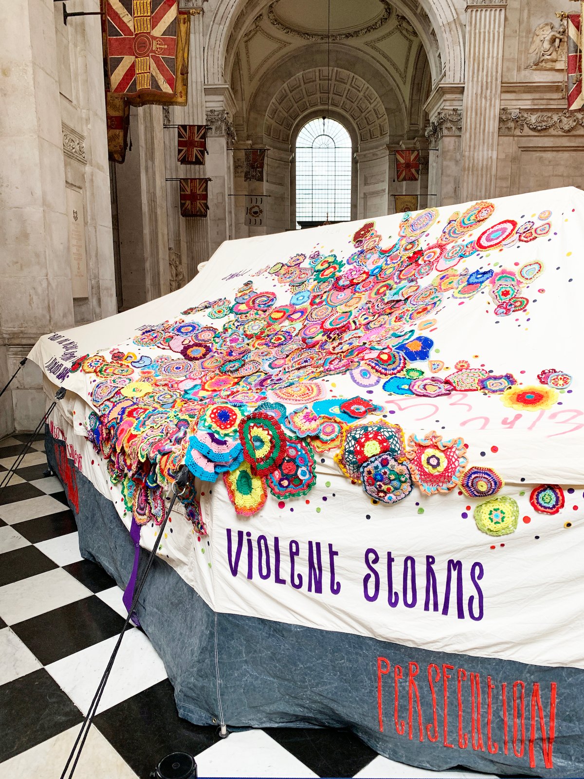 Kate Daudy's Am I My Brother’s Keeper at St Paul’s Cathedral in London Gareth Harris