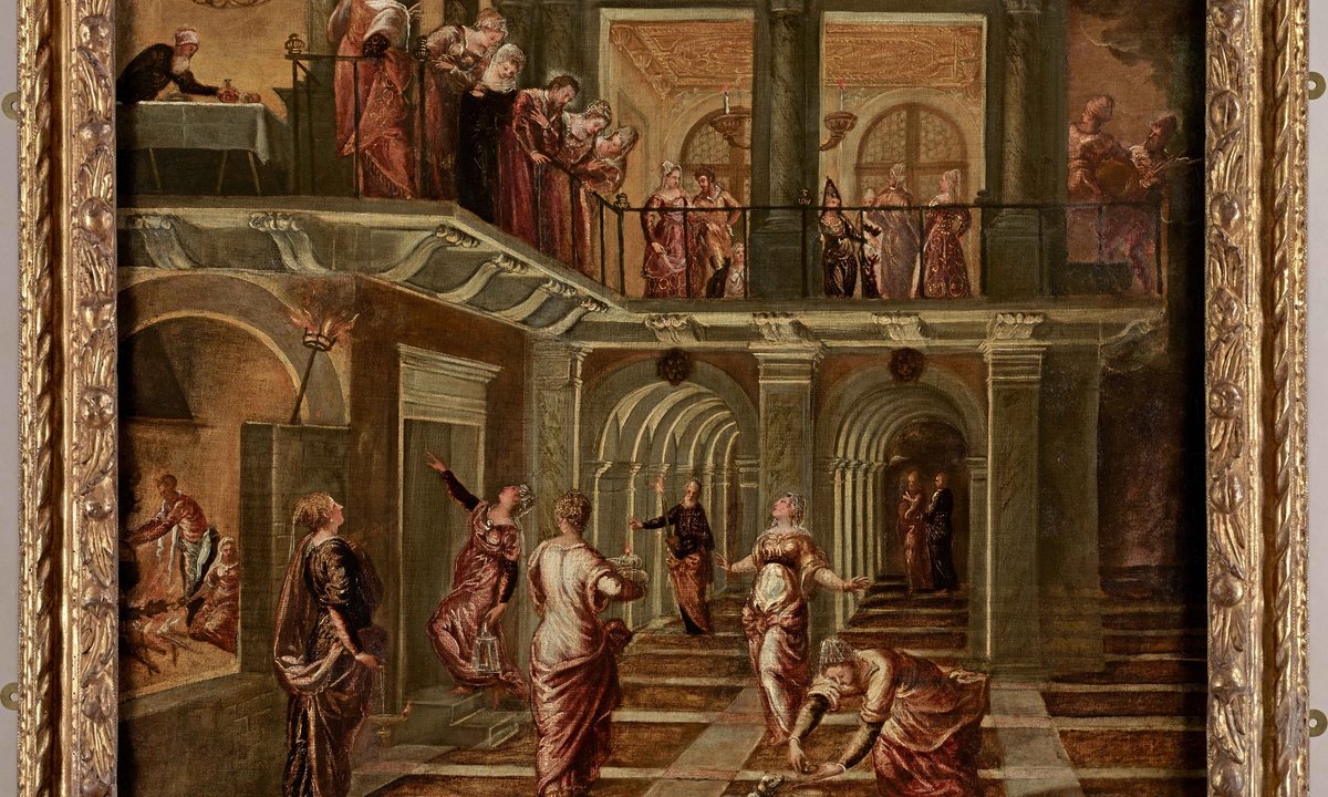 Conservation of Tintoretto painting in UK reveals 'layer of history hiding under the surface'