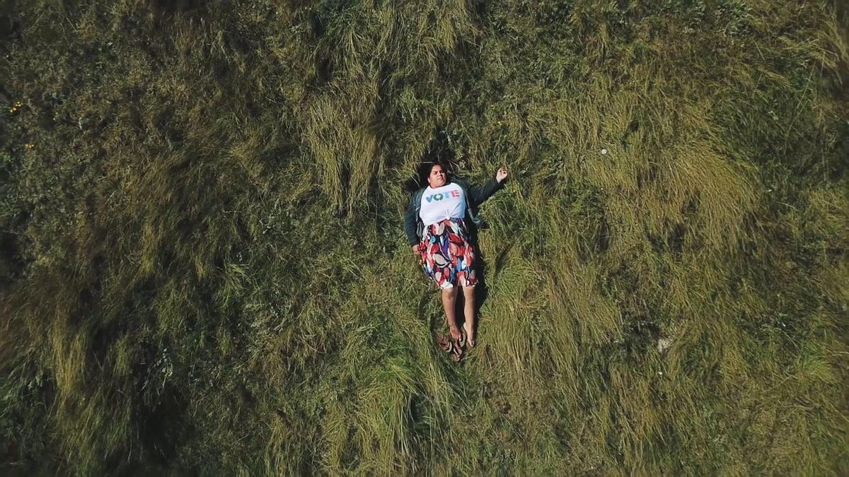 Andrea Bowers, My Name Means Future (2020) Photo: courtesy of the Artist and Andrew Kreps Gallery, New York