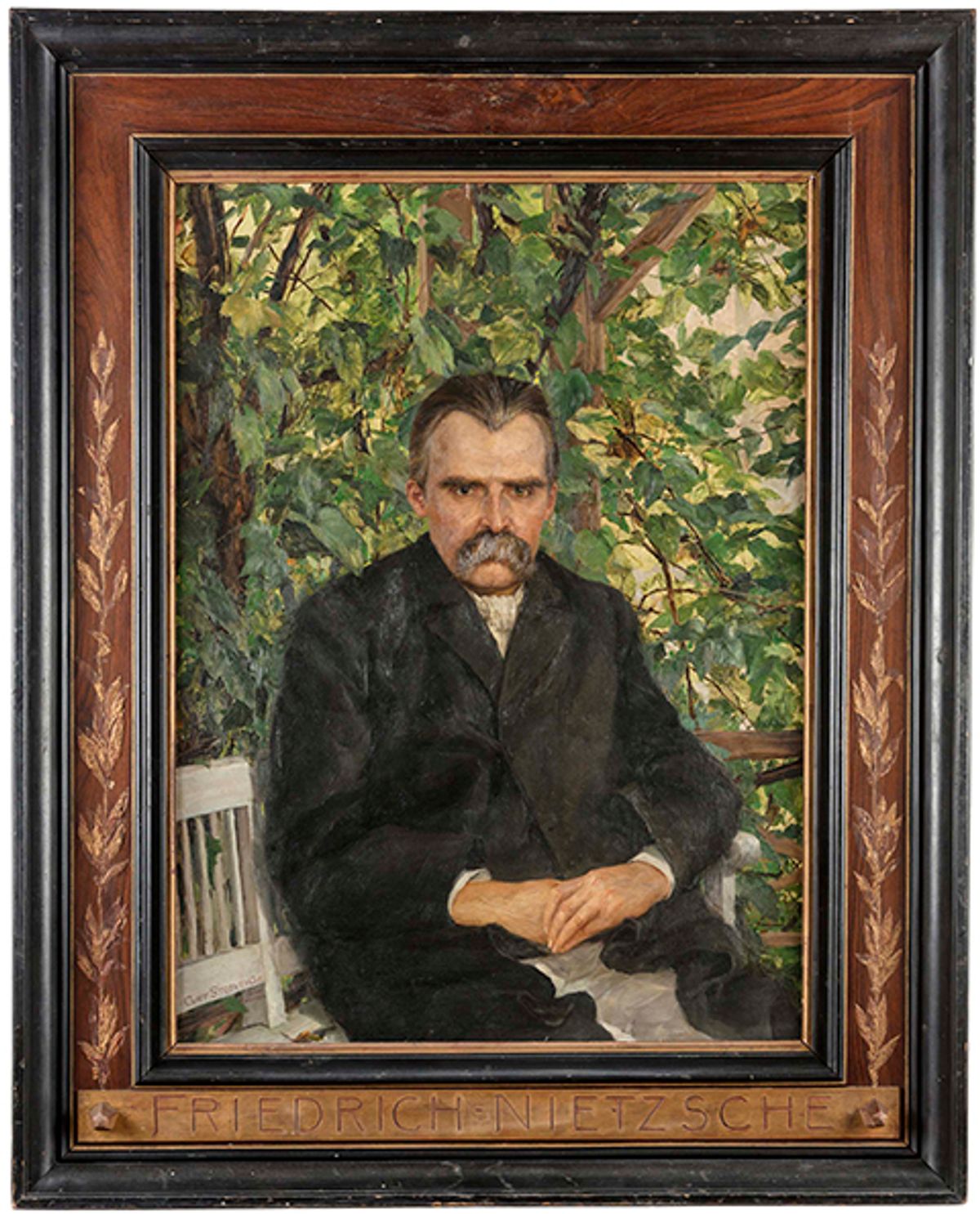 The first-ever portrait of Friedrich Nietzsche was painted by Curt Stoeving in 1894 Image: © Klassik Stiftung Weimar, Bestand Museen