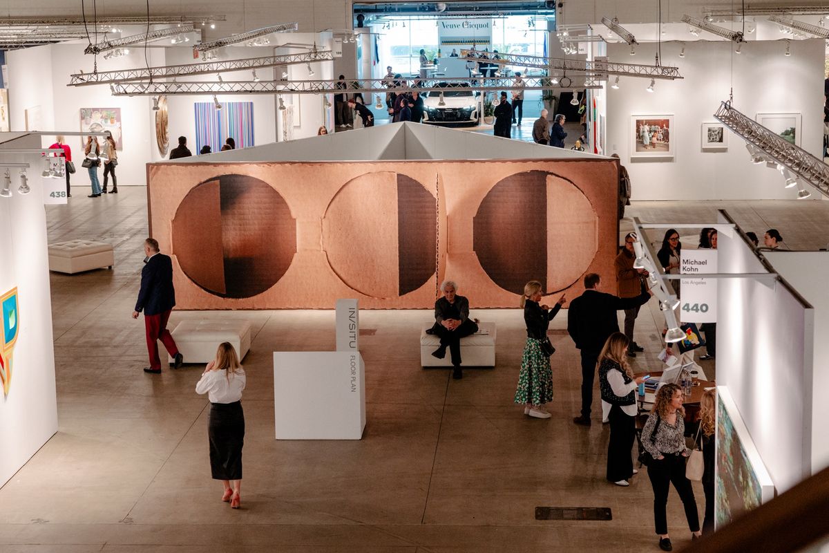 Lucia Koch, 3X3 Pots, 2024, presented by Galeria Nara Roesler as part of Expo Chicago's In Situ programme Courtesy Expo Chicago