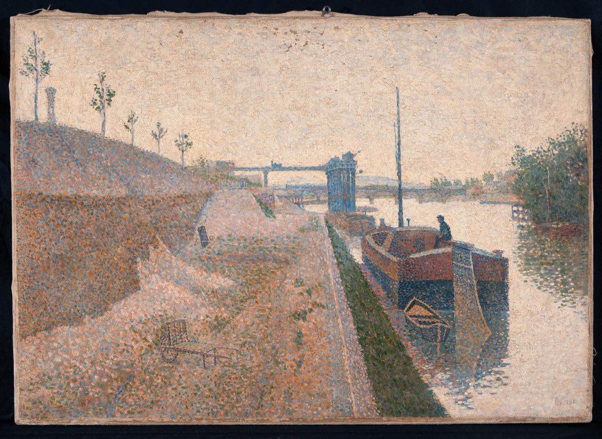 Paul Signac's Quai de Clichy has been identified as Nazi loot © Atelier Gerhard Walde