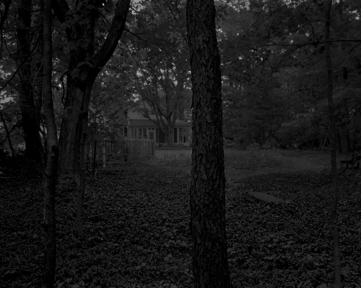 Dawoud Bey, Untitled #2 (Trees and Farmhouse), from the series Night Coming Tenderly, Black (2017) Rennie Collection, Vancouver. © Dawoud Bey