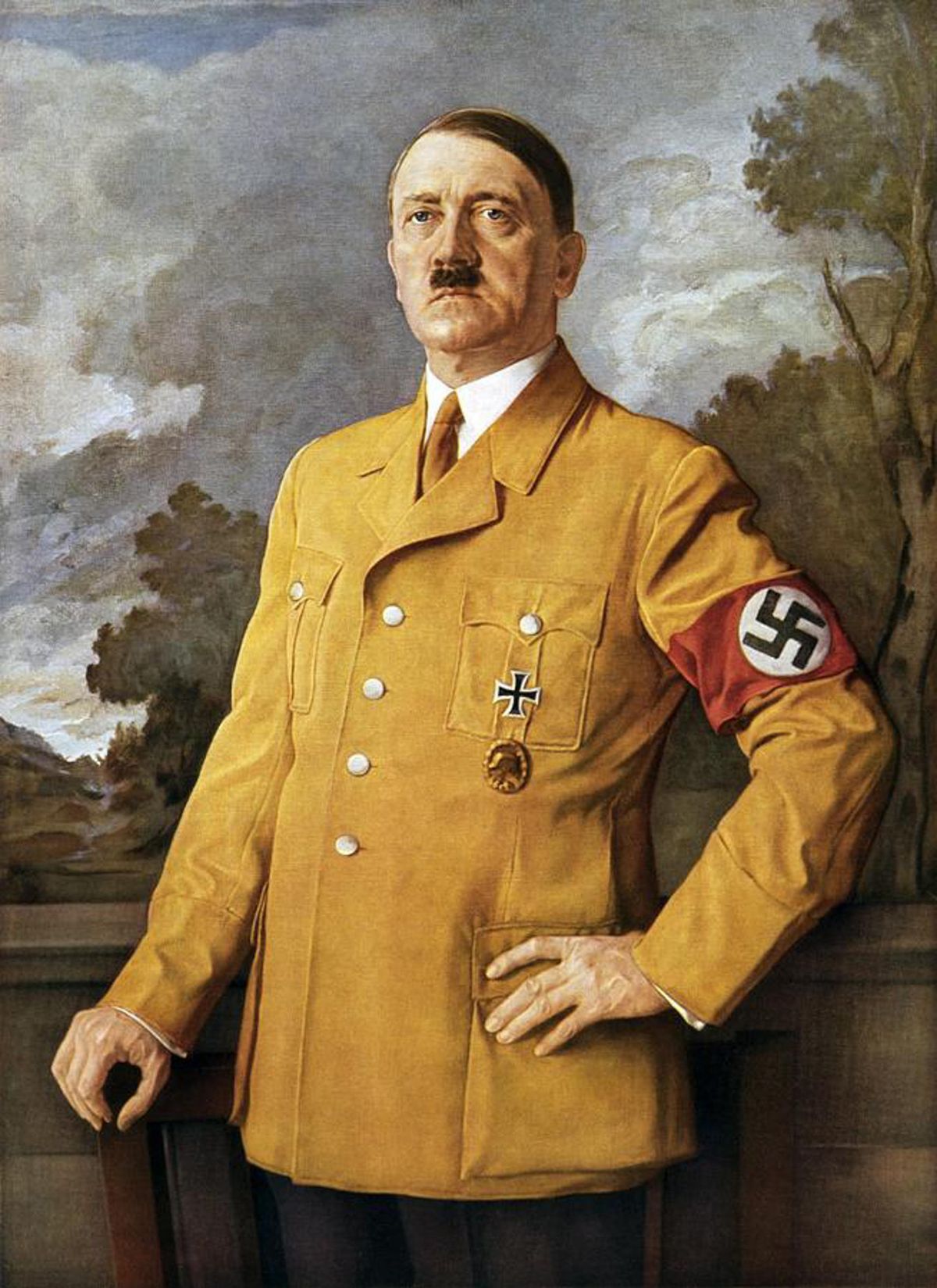 The Nazis entitled the portrait Adolf Hitler, Creator of the Third Reich and Renewer of German Art, but today it is known as Der Führer (The Leader).
Collection of the Imperial War Museum. Public domain sourced / access rights from The Picture Art Collection / Alamy Stock Photo