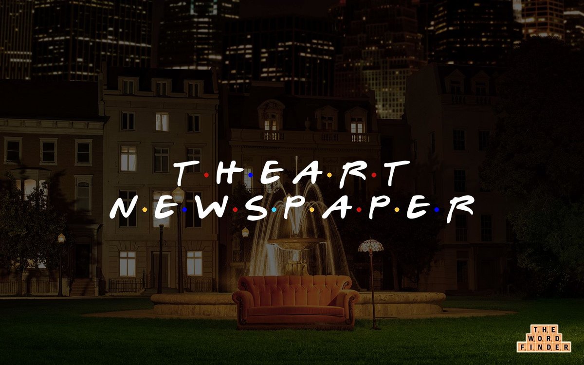 Discovering a copy of The Art Newspaper used in an episode of Friends is a Millenial art lover's wet dream Courtesy of The Word Finder