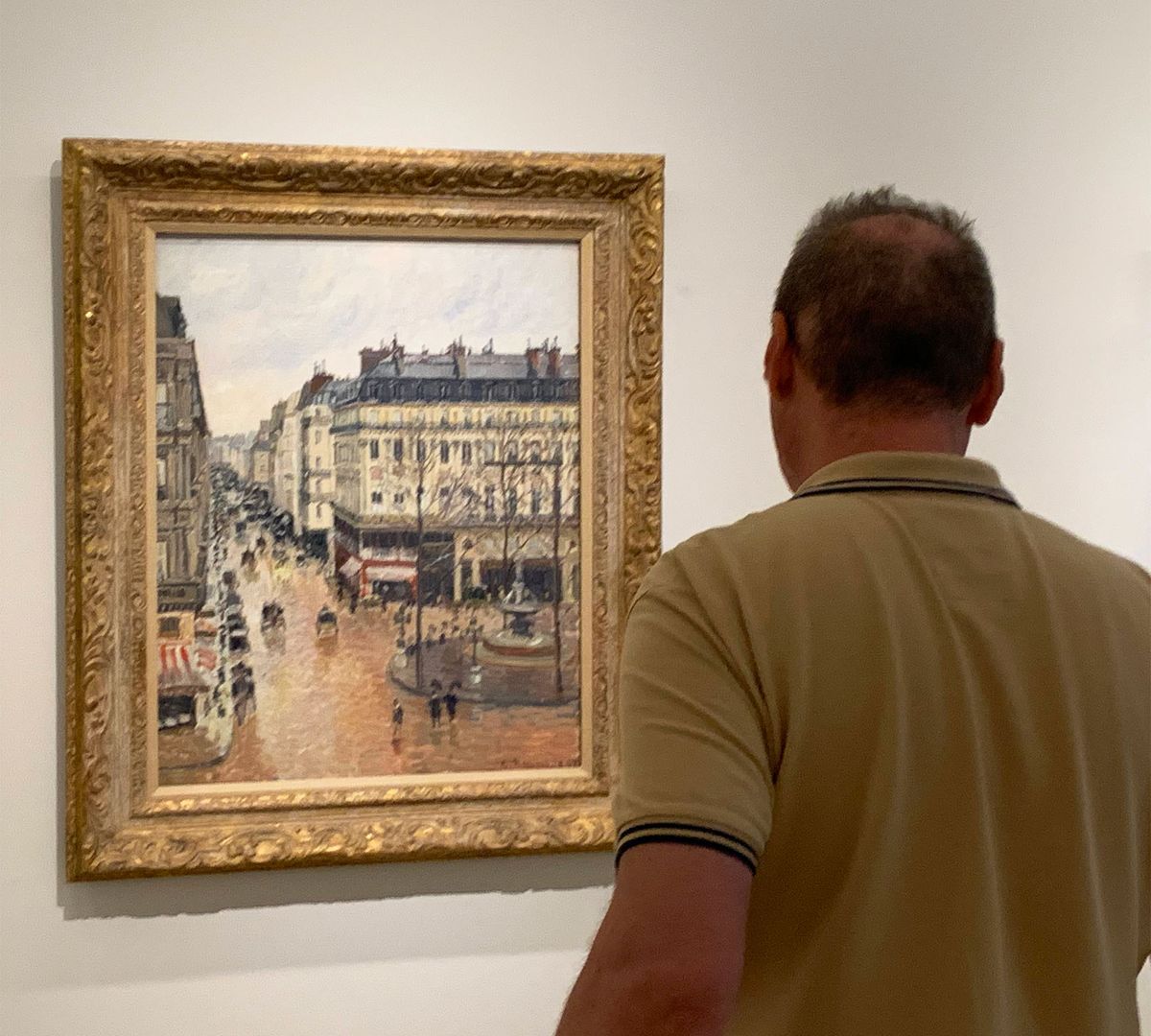 Camille Pissarro's Rue Saint-Honoré, dans l'après-midi. Effet de pluie (1897), at the Museo Nacional Thyssen-Bornemisza in Madrid, has been the subject of a Nazi-loot restitution claim in California for decades Photo © The Art Newspaper