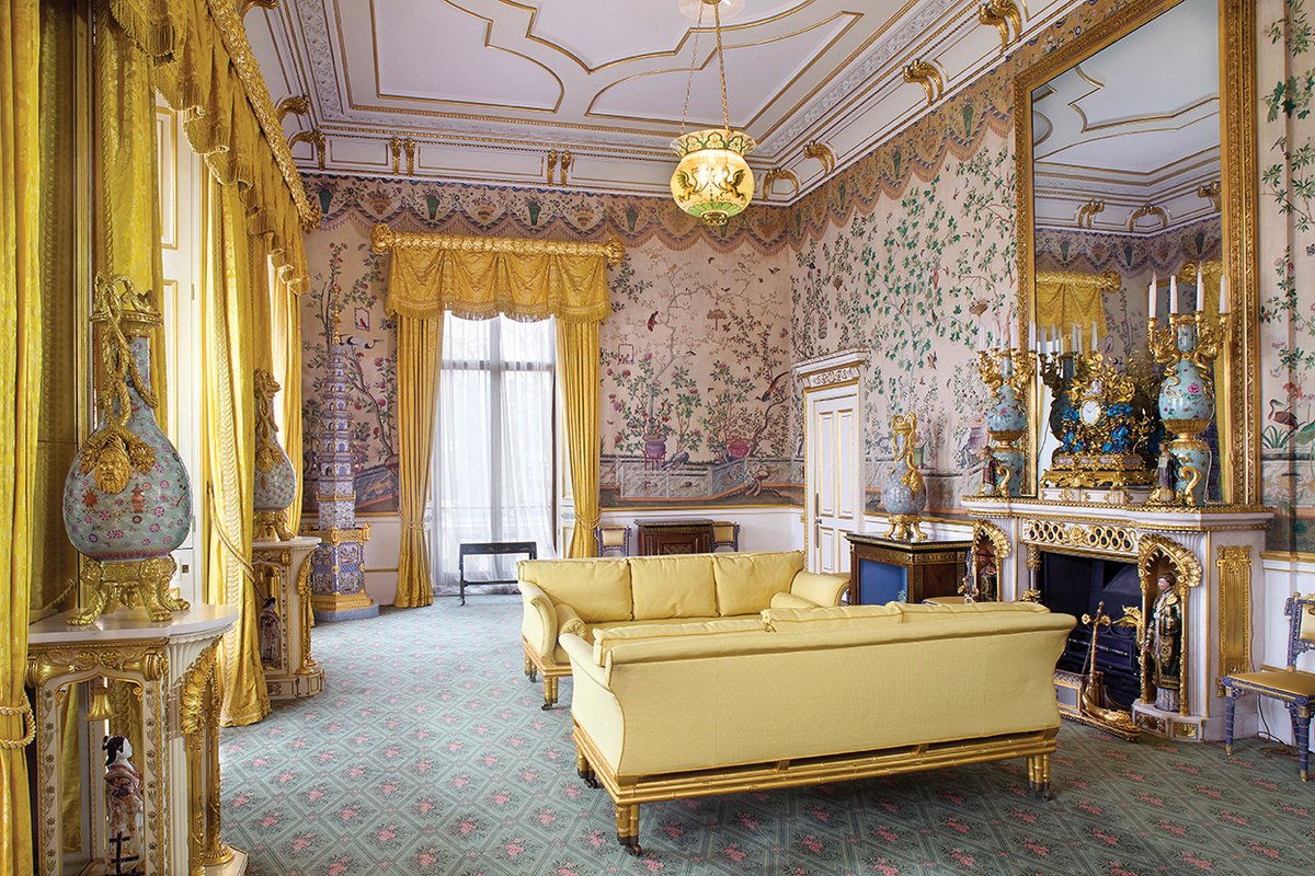 The Yellow Drawing Room, refurbished as part of a ten-year renovation programme Photo: Peter Smith; © Royal Collection Enterprises Limited 2024; Royal Collection Trust