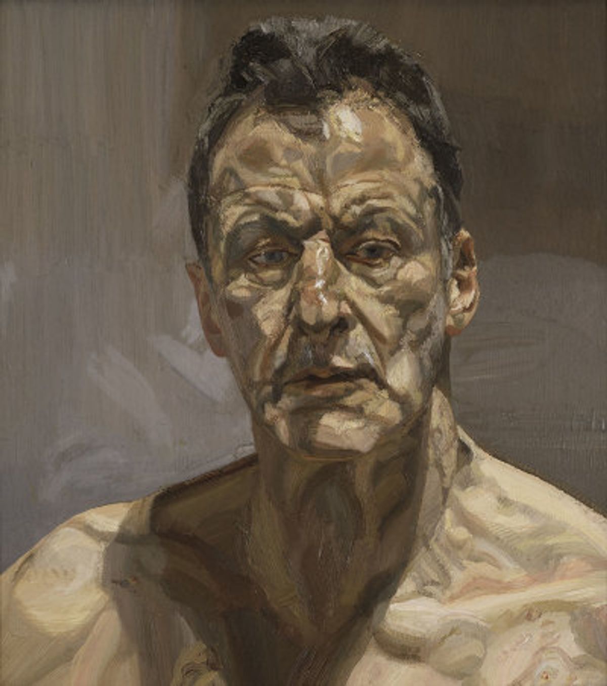 Reflection (self-portrait), 1985, by Lucian Freud © The Lucian Freud Archive / Bridgeman Images