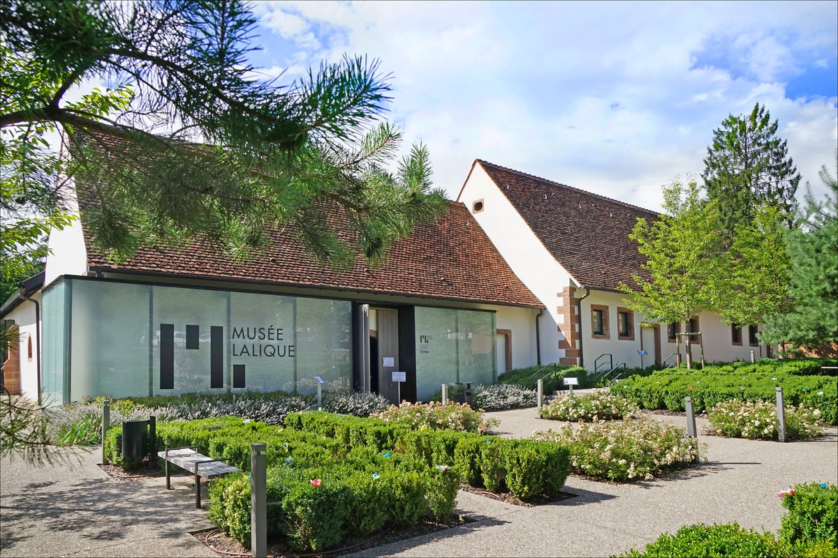 The entrance to the Lalique Museum © Musée Lalique