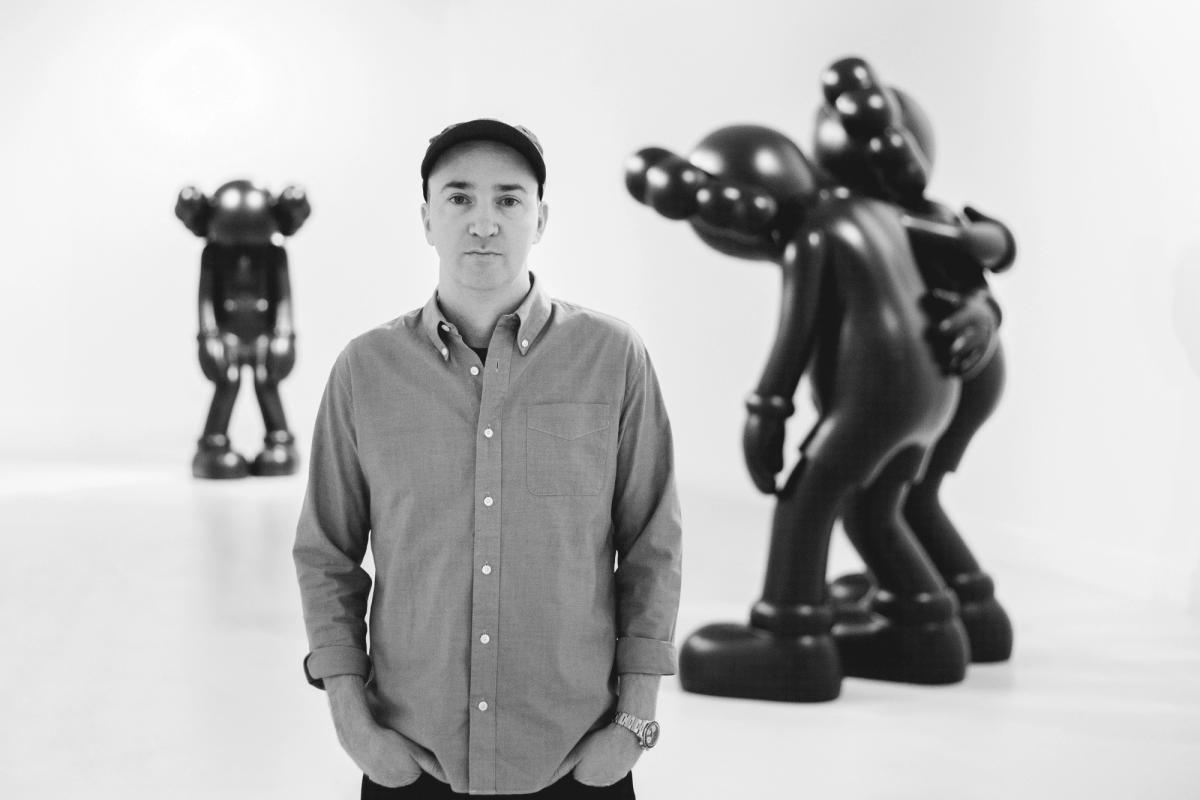KAWS is a long-time collector of Outsider art Portrait by Nils Mueller
