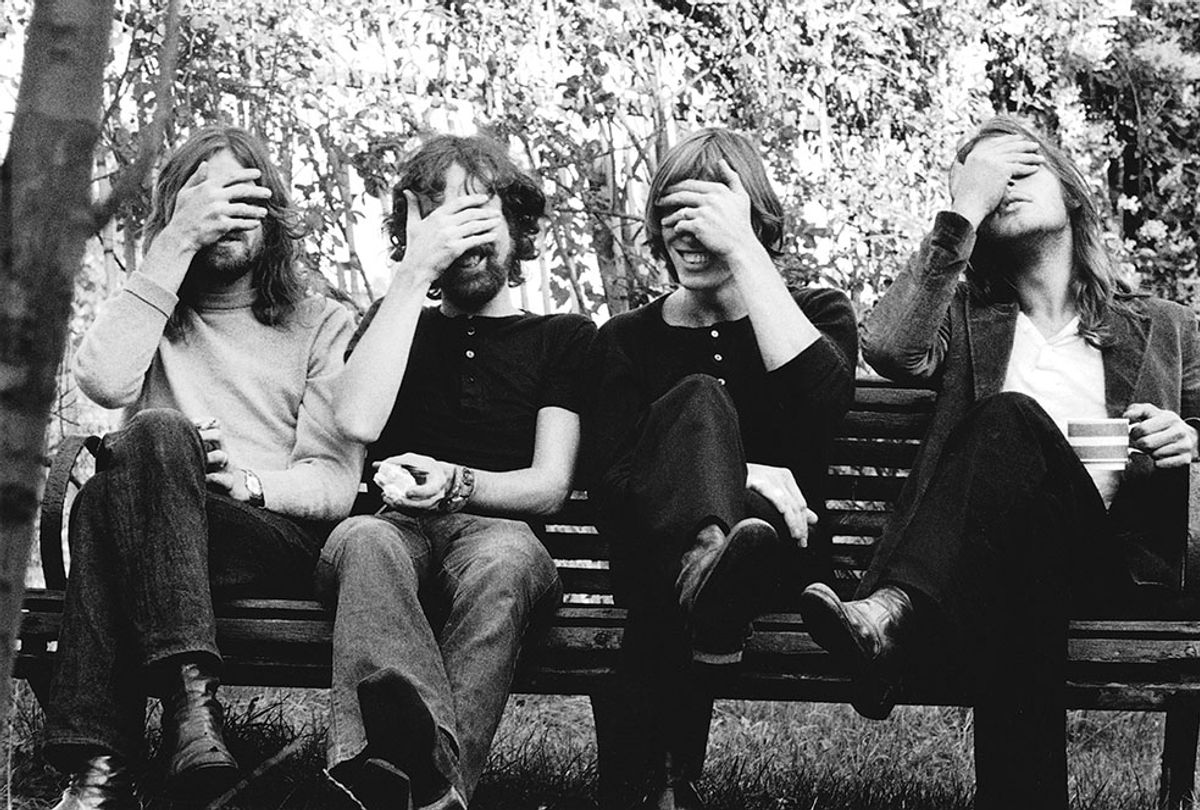 Pink Floyd Music Ltd photo by Storm Thorgerson/Aubrey 'Po' Powell 1971 Belsize Park