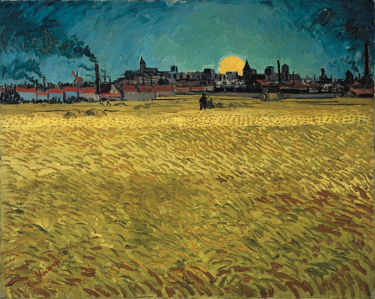 Van Gogh’s Summer Evening (Soir d’été) (June 1888) Kunst Museum Winterthur. Photo: © Hans Humm, Zurich