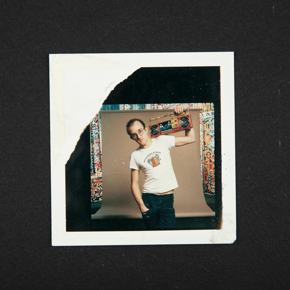 A Polaroid portrait of Keith Haring. © Keith Haring Foundation
