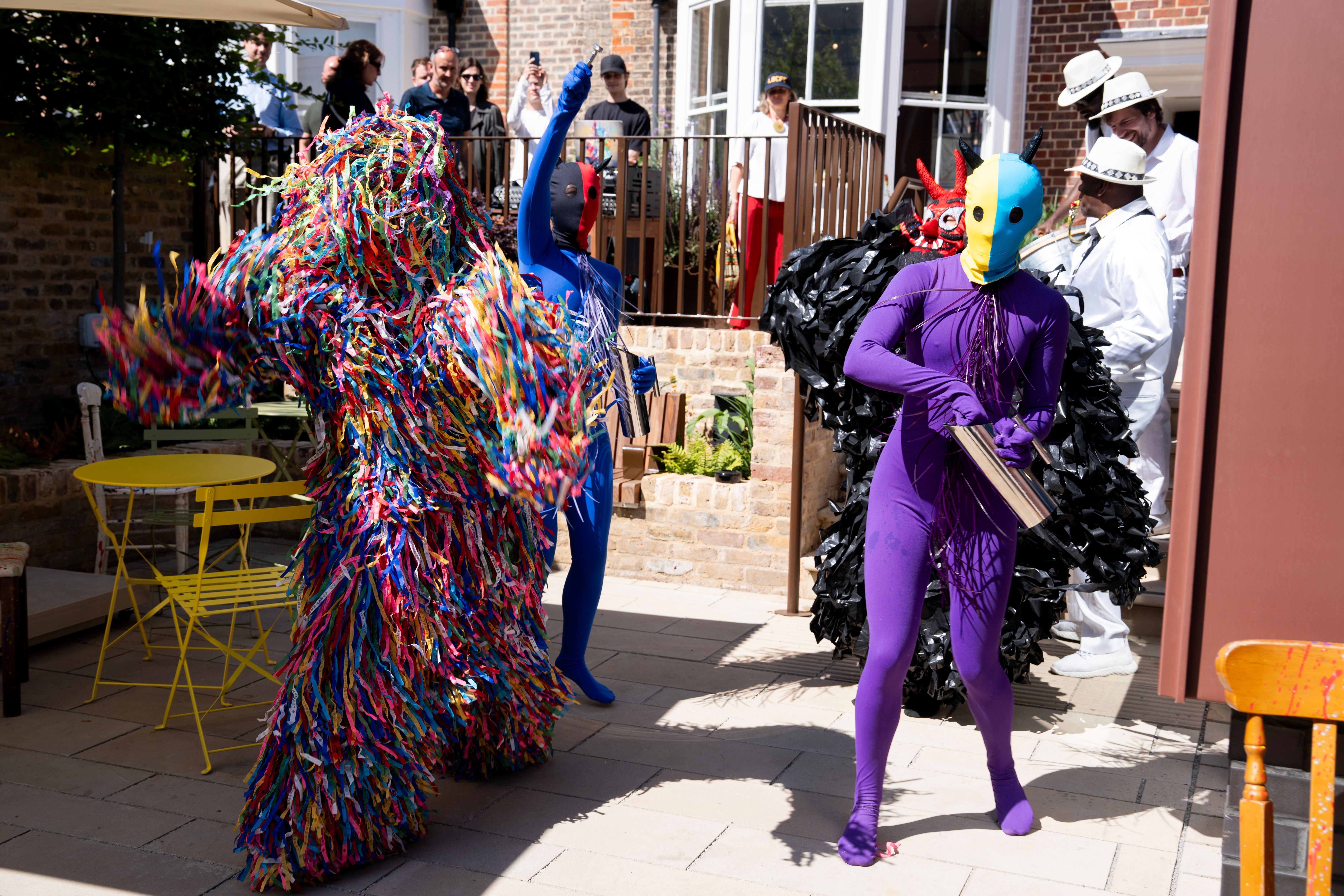 A performance at the launch of the Sarabande Foundation’s space in Tottenham on 2 July

© Sarabande Foundation