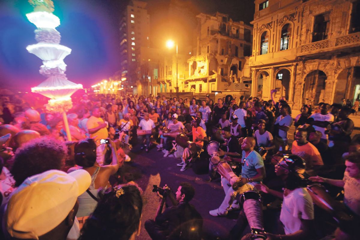 A performance at the 2015 Havana Biennial Sven Creutzmann/Mambo photo/Getty Images