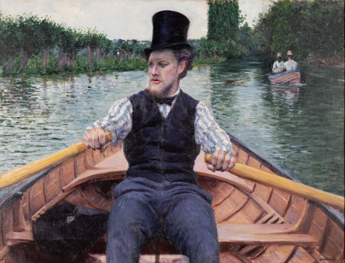 Gustave Caillebotte, Partie de bateau (Boating Party), around 1877-78 Courtesy Musée d’Orsay
