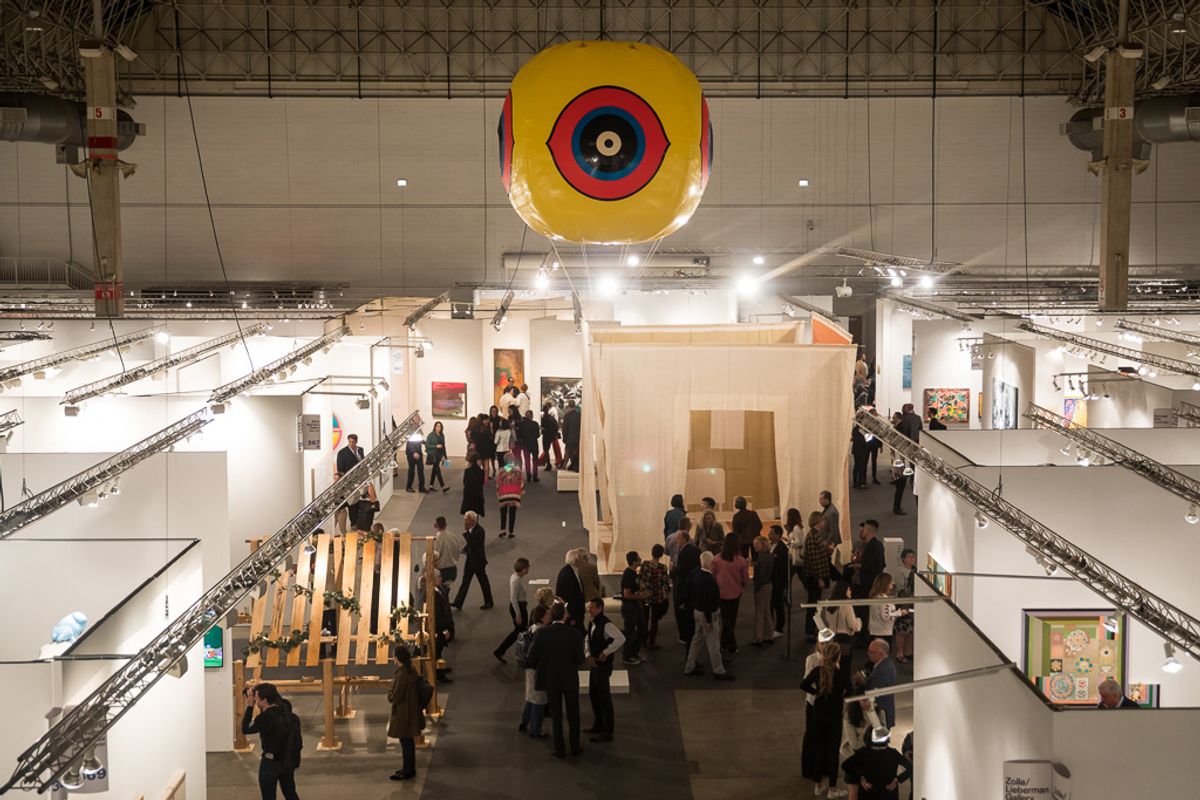 The leisurely scene at Expo Chicago Justin Barbin