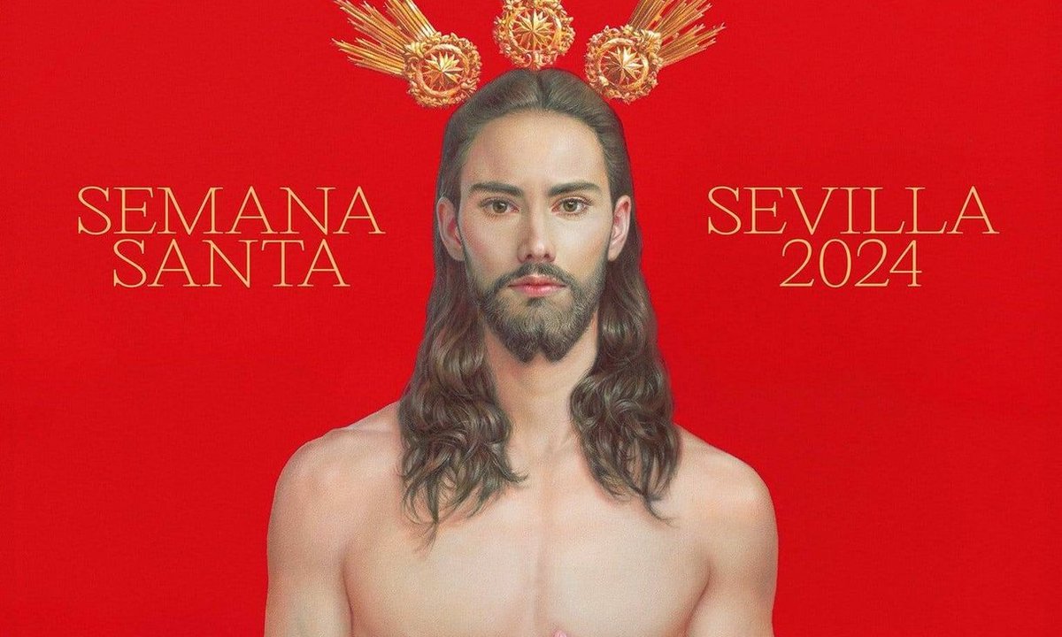 La imagen «afeminada» de Jesús desata una guerra cultural en España La imagen «afeminada» de Jesús desata una guerra cultural en España