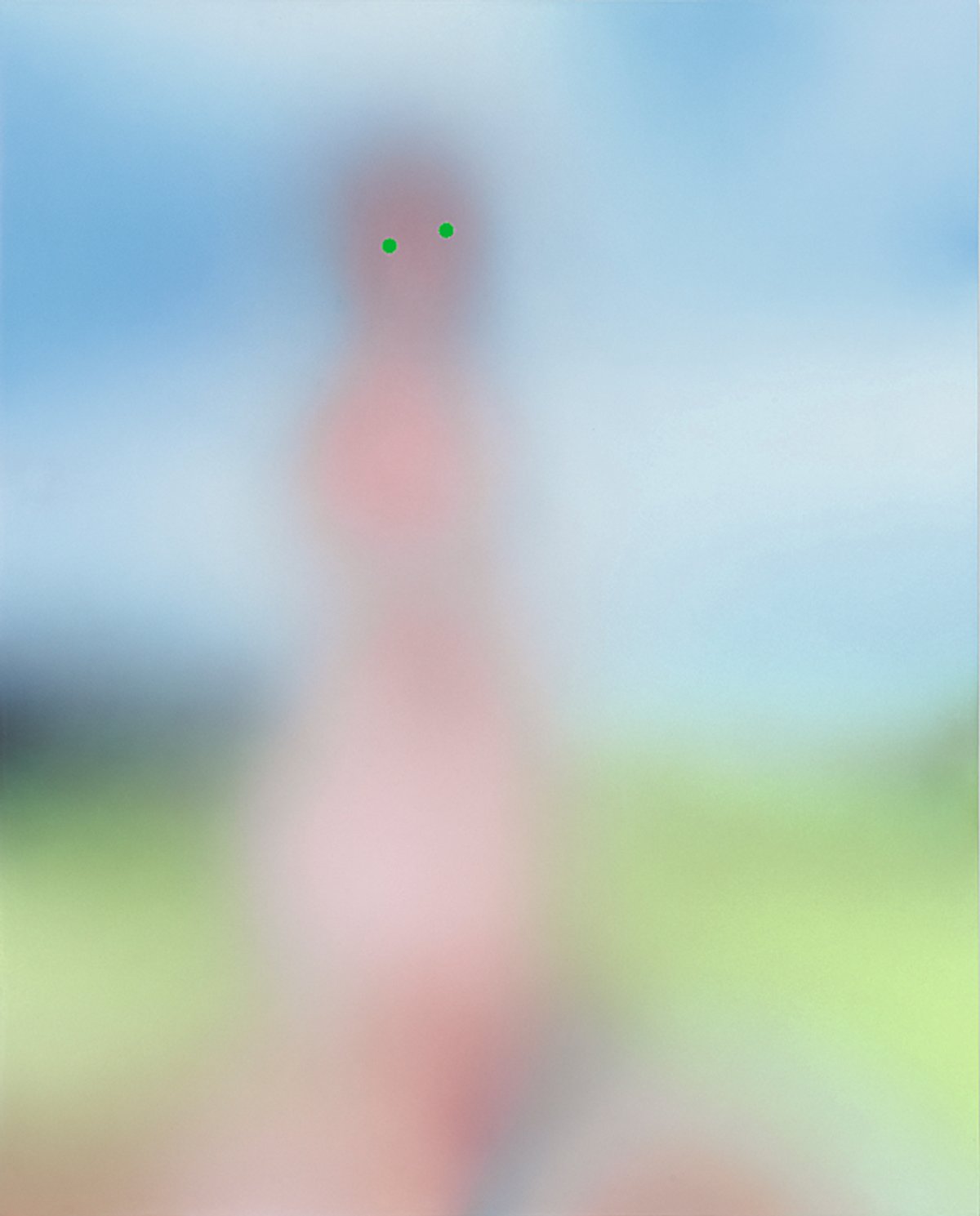 Ashley Bickerton's lo on The Rock (2022)
© Ashley Bickerton. Photo: Rob McKeever. Courtesy Gagosian