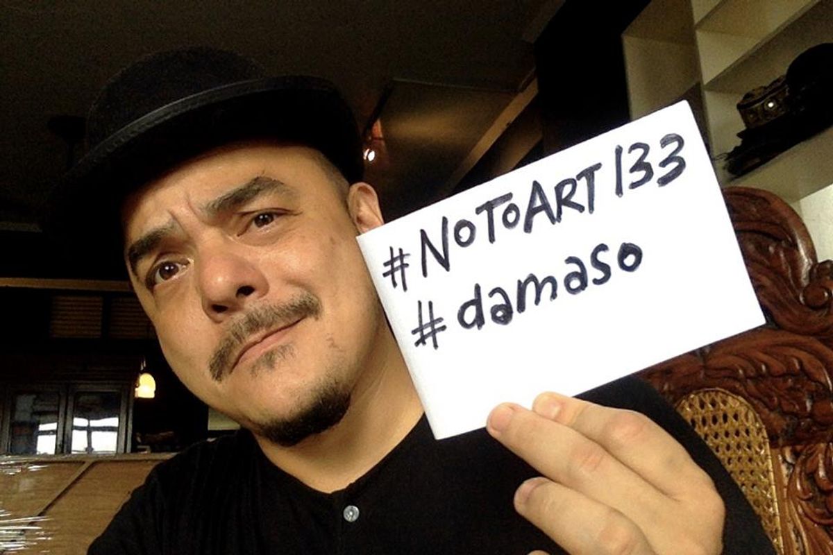 Carlos Celdran has been convicted under Article 133 for "offending religious feelings" © Carlos Celdran/Facebook