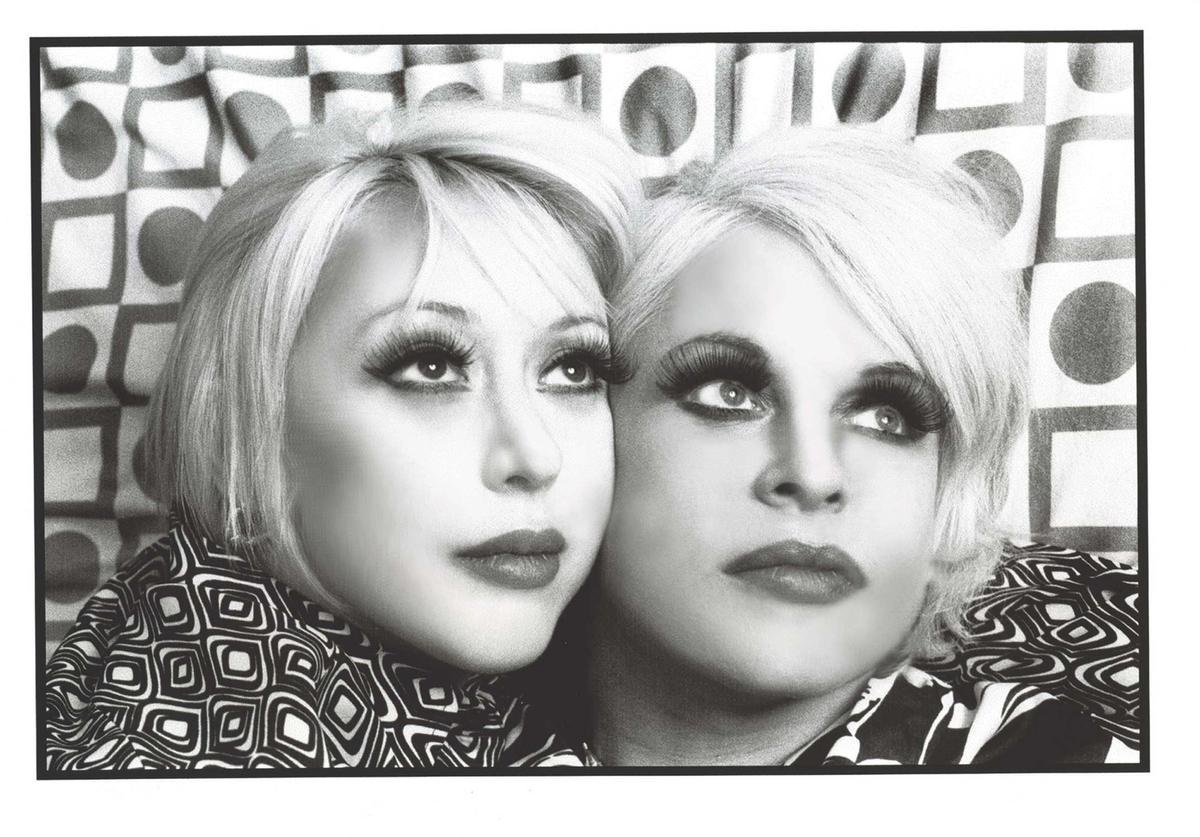 Genesis Breyer P-Orridge and her partner Lady Jaye, who, over a period of nearly 20 years, both had a series of cosmetic procedures to become more and more physically alike Photo: Laure Leber; Courtesy of Pioneer Works