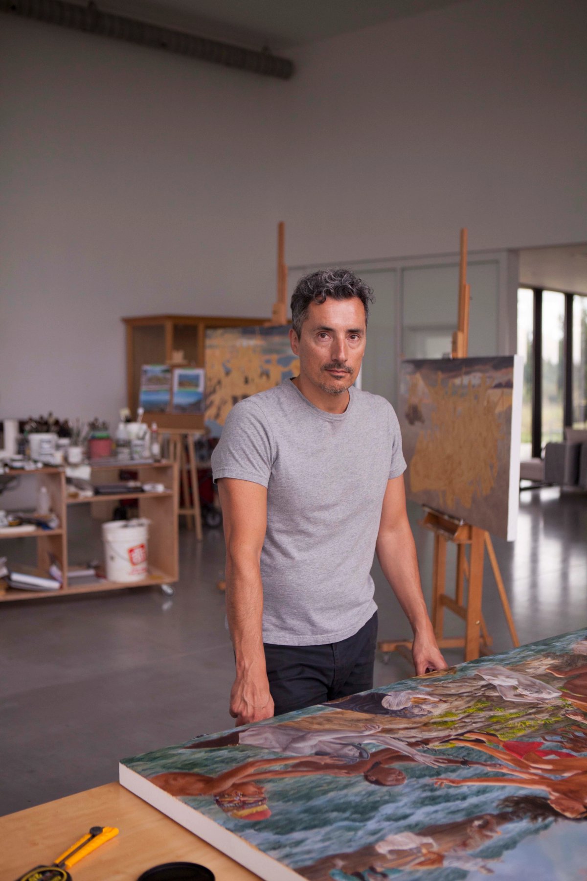 Kent Monkman in his studio
Aaron Wynia