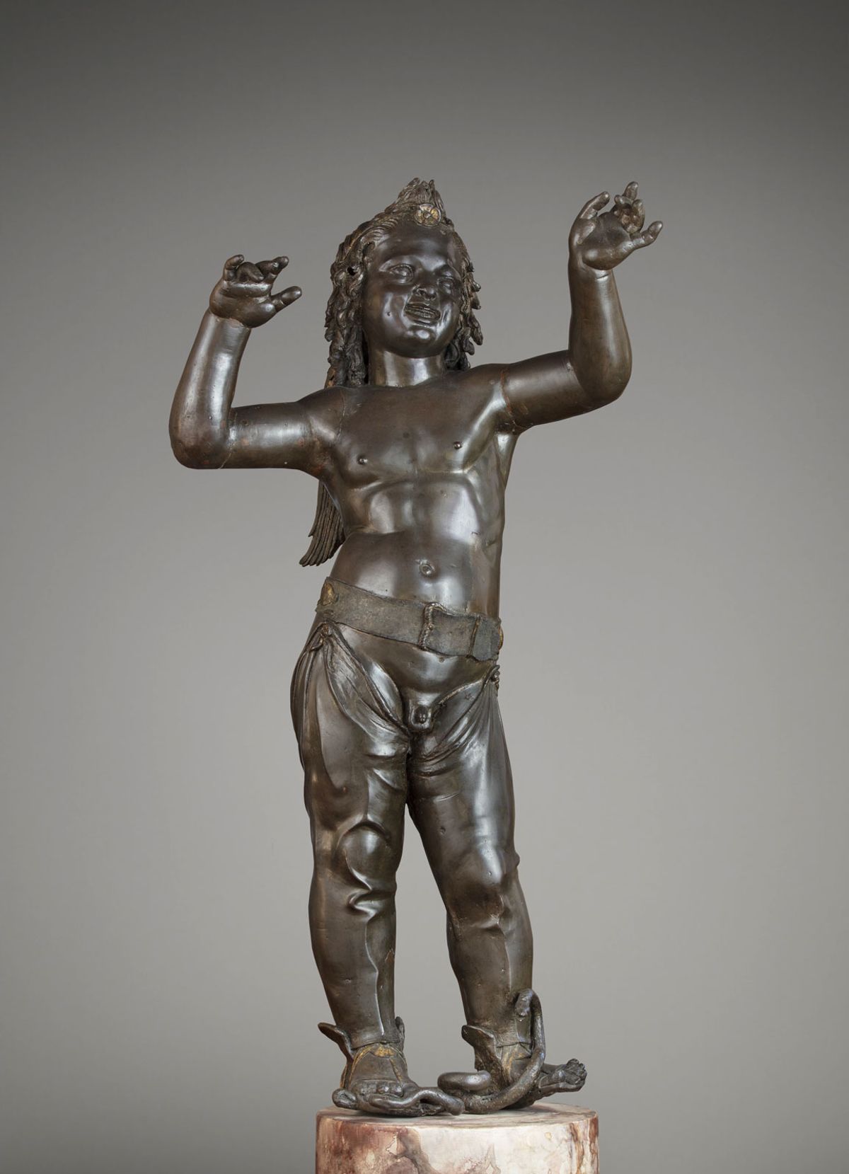Donatello's bronze sculpture Attis-Amorino will be one of the highlights of the Victoria and Albert Museum's exhibition Museo Nazionale del Bargello, Florence, courtesy of the Ministry of Culture. Photo: Bruno Bruchi