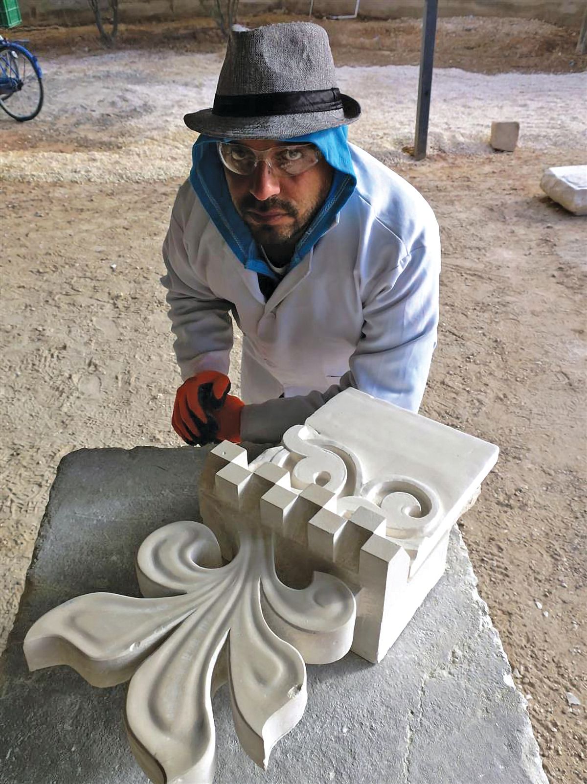 The World Monuments Fund has opened a centre in Jordan that trains refugees in conservation stonemasonry 