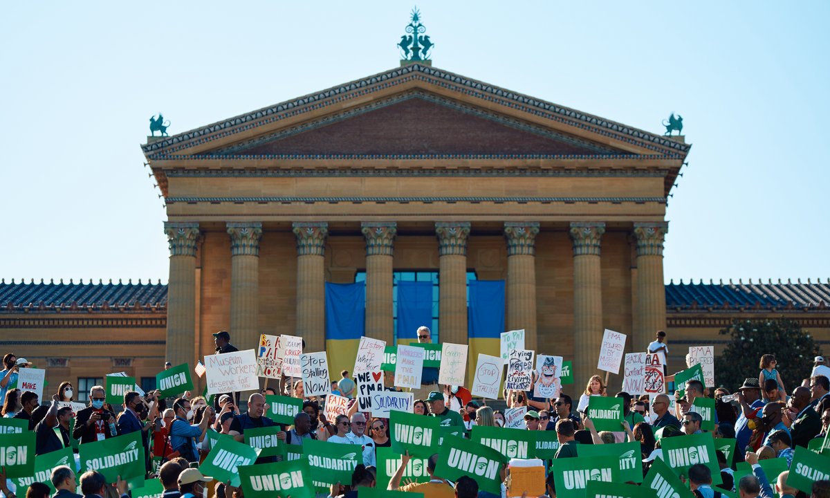 Unionised staff file unfair labour prices towards the Philadelphia Museum of Artwork Unionised staff file unfair labour prices towards the Philadelphia Museum of Artwork
