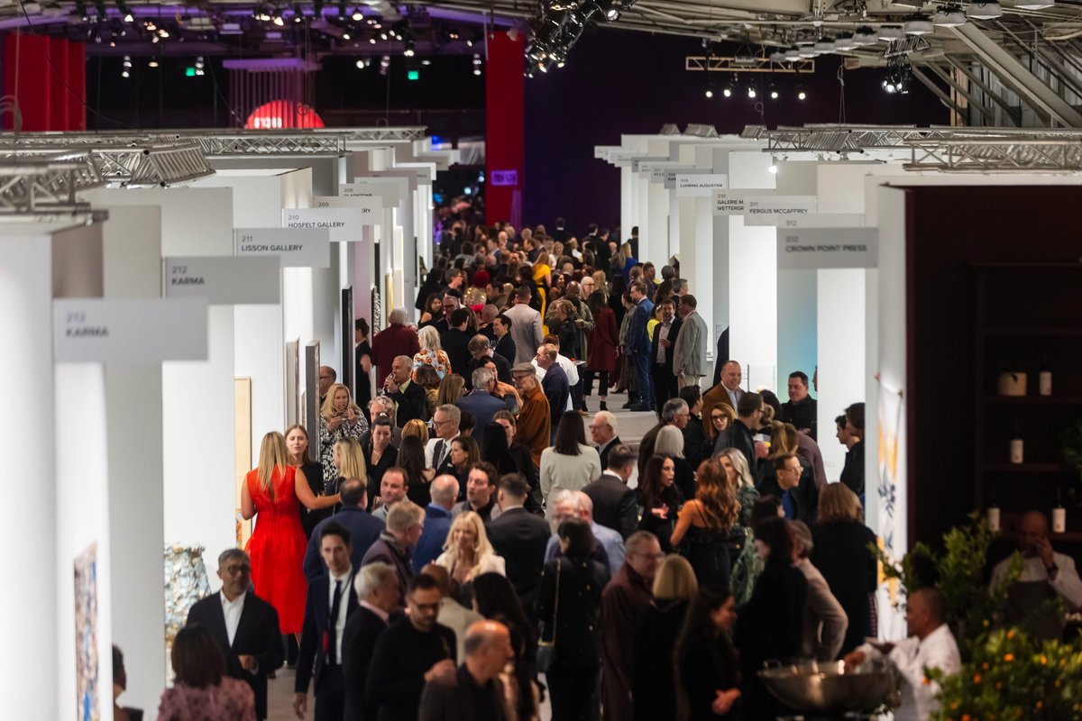 The Fog Design+Art Fair’s 11th annual opening gala took place on Thursday (23 January) at Fort Mason in San Francisco. Courtesy Fog Design+Art