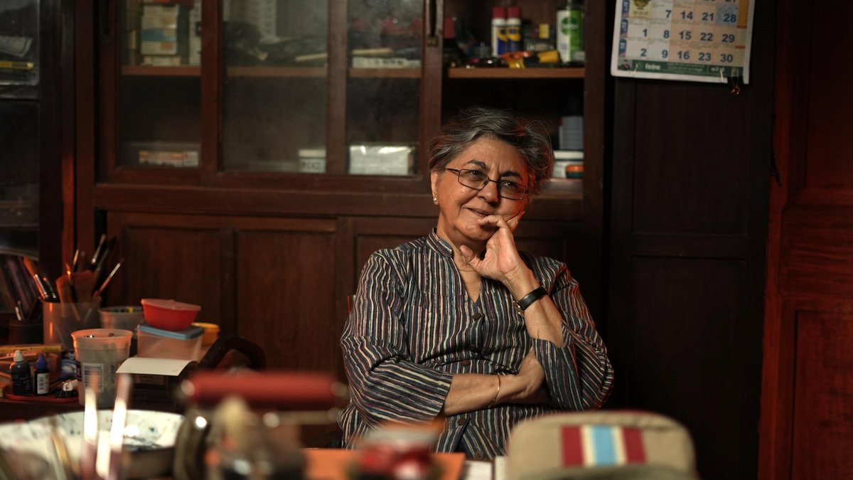 Portrait of Nalini Malani
Photo courtesy of Inamori Foundation