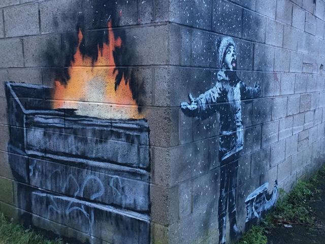 Banksy strikes again! Artist confirms he is behind 'spraycation