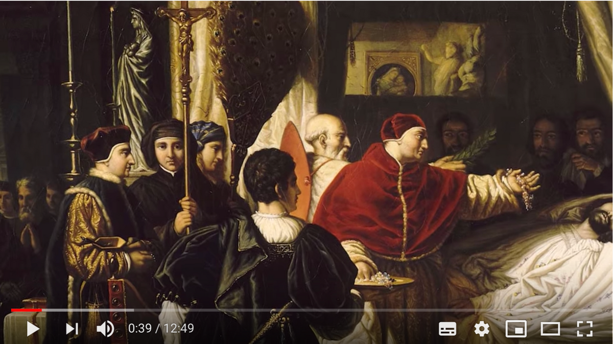 The 13-minute virtual tour, in Italian, of the major Raphael show at the Scuderie del Quirinale in Rome is available on the venue’s youtube channel 