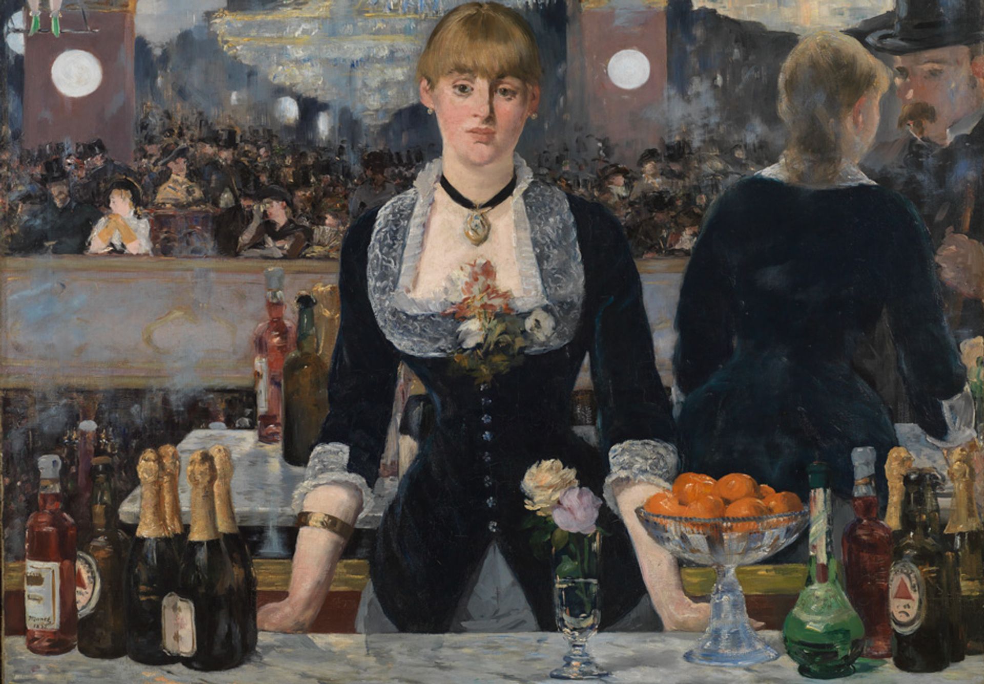 Edouard Manet's A Bar at the Folies-Bergère (1882) is among the rare loans heading to Paris in February 2019 Courtauld Gallery (the Samuel Courtauld Trust)