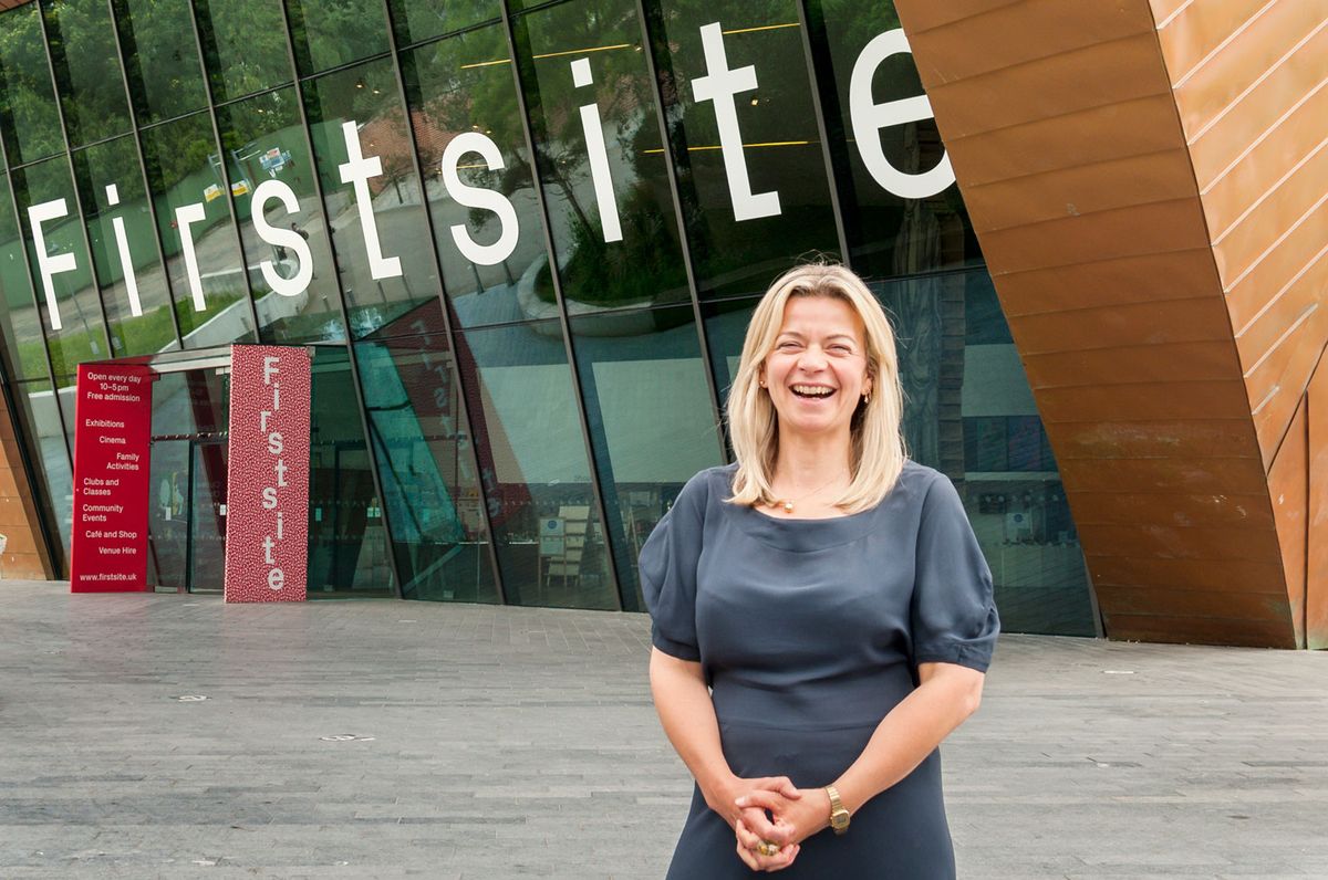 And the winner is... Firstsite, pictured with director Sally Shaw © Marc Atkins
