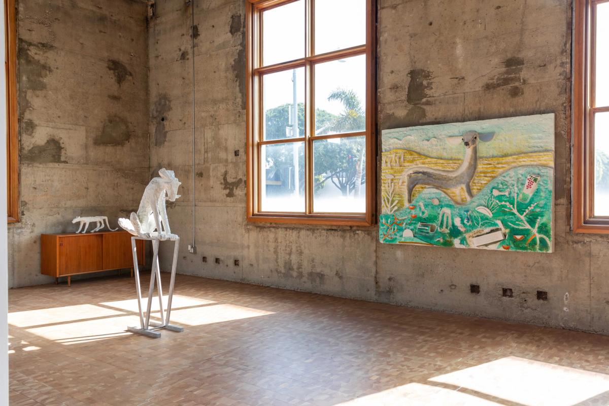 Chris Sharp Gallery is showing work by the late German sculptor Lin May Saeed
Courtesy Chris Sharp Gallery