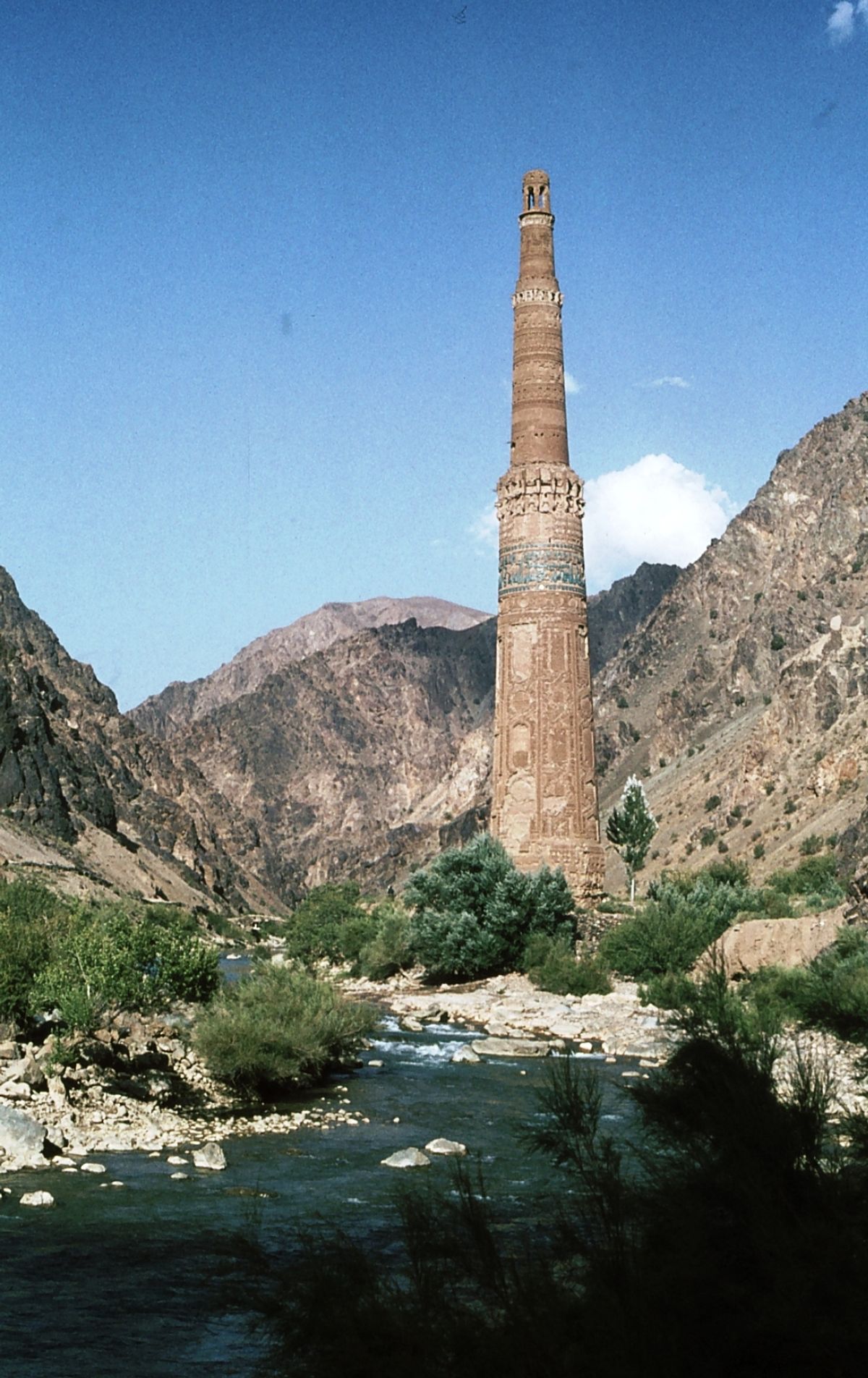The Minaret of Jam in western Afghanistan was inscribed on the Unesco list of World Heritage sites in danger in 2002 Photo: Paul Dober