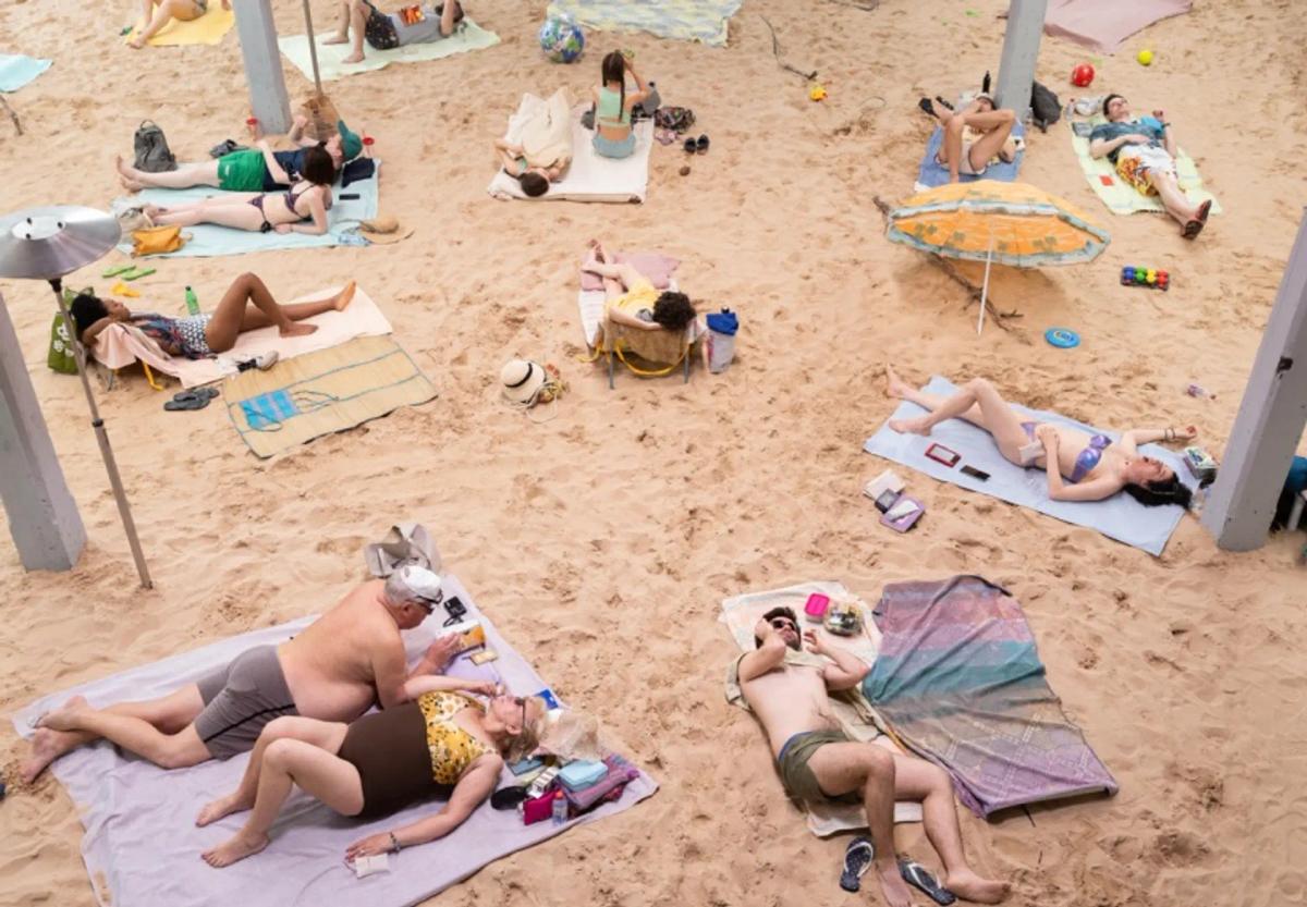The idea for the biennial was sparked by Lithuania receiving the Golden Lion for Sun & Sea (Marina) at the 58th International Art Exhibition – la Biennale di Venezia, 2019 © Andrej Vasilenko