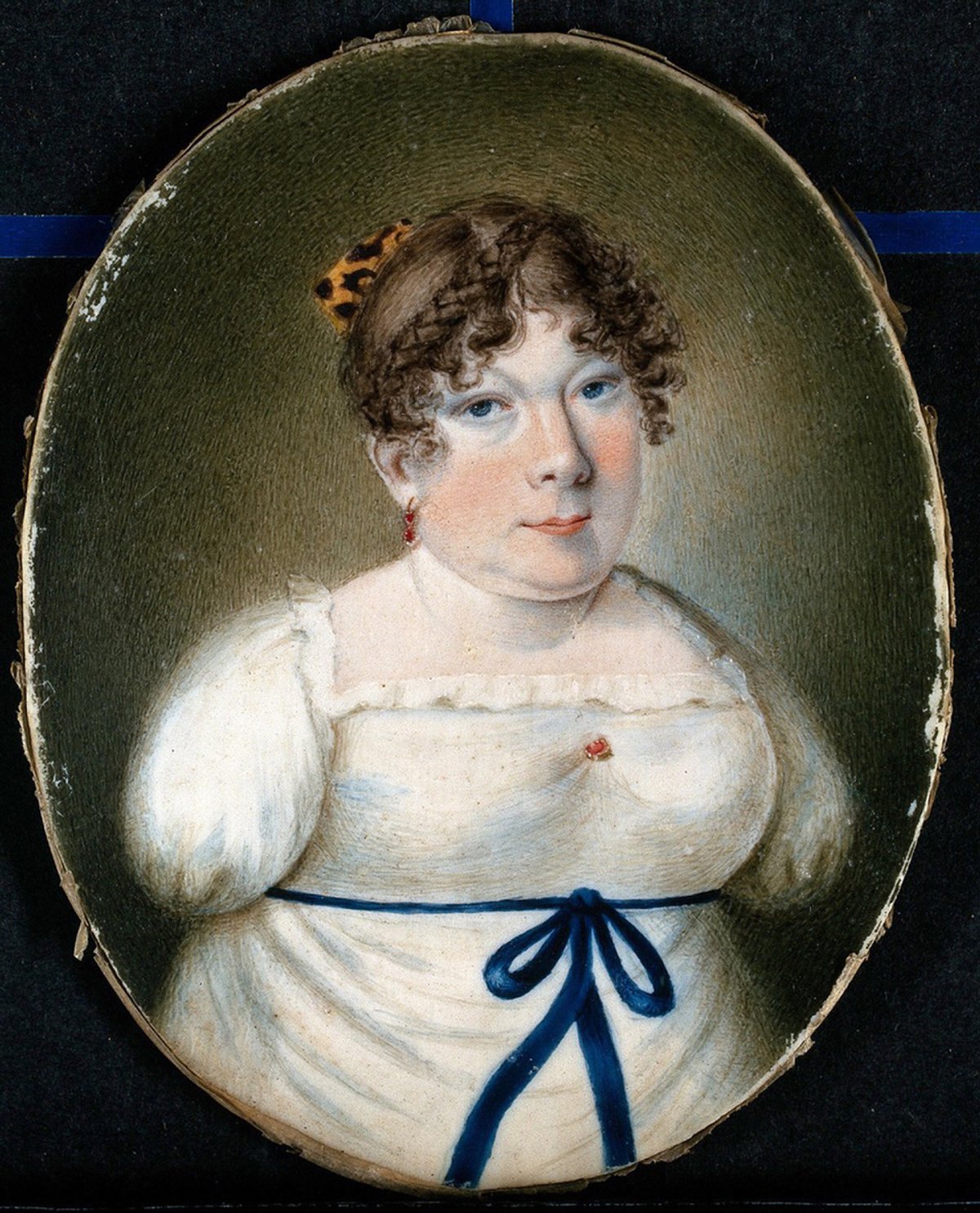 A self-portait of Sarah Biffin
Credit: Wellcome Collection
