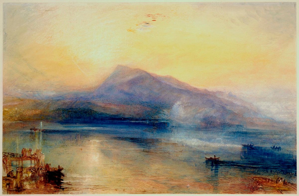 JMW Turner, The Dark Rigi, 1842 