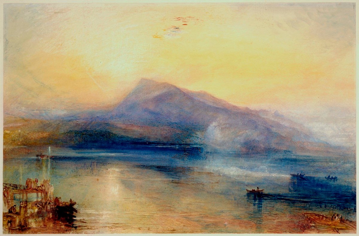 JMW Turner, The Dark Rigi, 1842