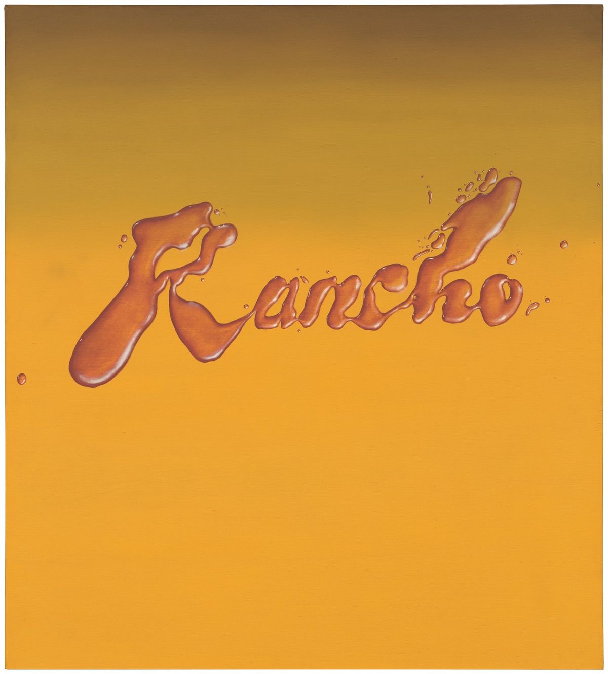 Ed Ruscha, Rancho, 1968. The Museum of Modern Art, New York, gift of Steven and Alexandra Cohen. © 2023 Ed Ruscha. The Museum of Modern Art, New York, Department of Imaging Services, photo Emile Askey