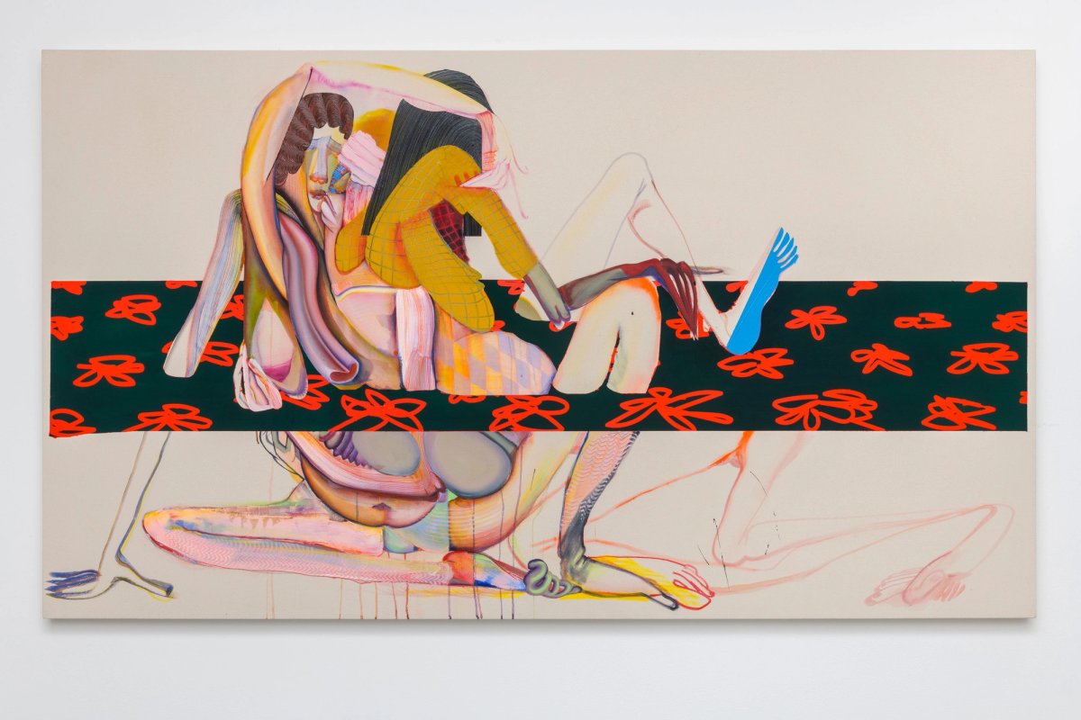 Christina Quarles, For a Flaw/For a Fall/For the End (2018) Courtesy of the artist and Pilar Corrias, London. Photo: Damian Griffiths